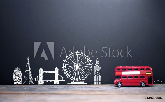 Picture of London skyline landmarks